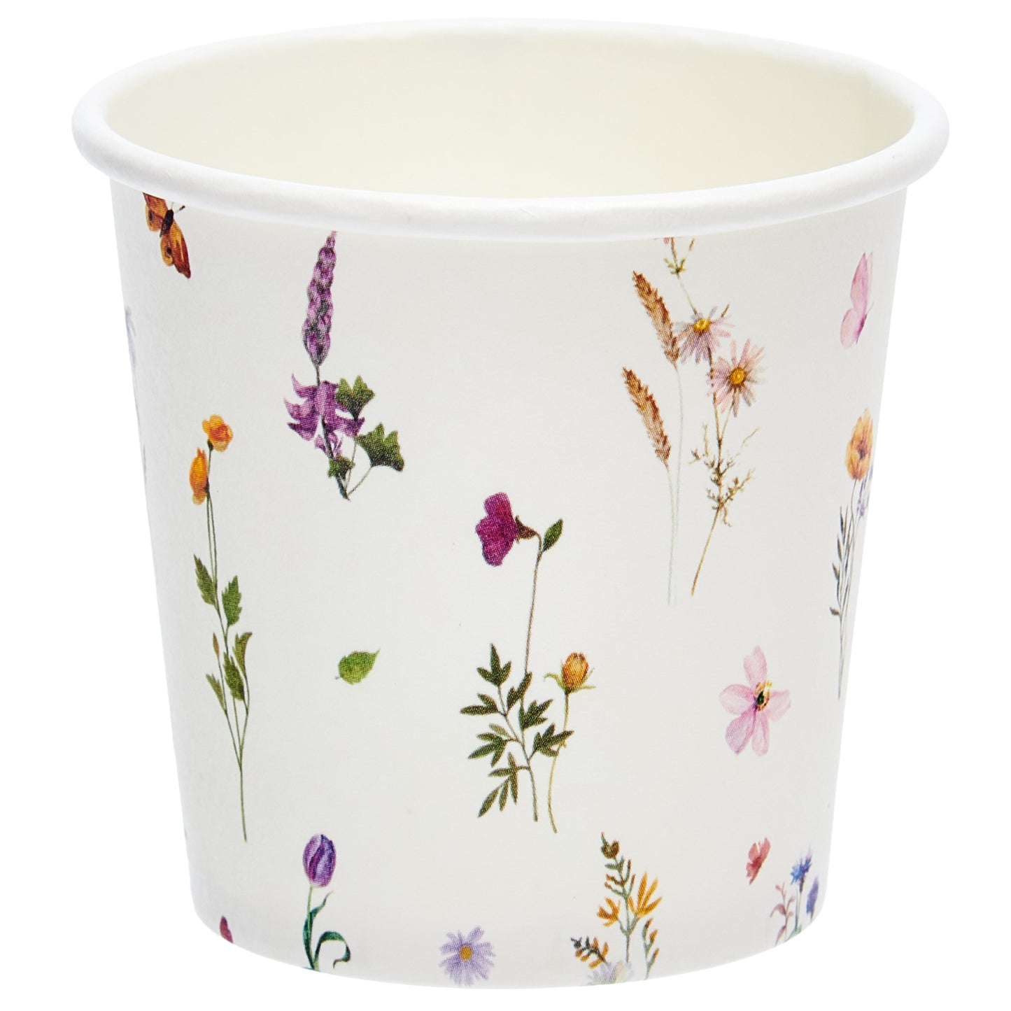 Crisky 150 Pack Paper Bathroom Cups 3oz Disposable, Elegant Design Floral Small Mouthwash Cups, Hot/Cold Beverage Coffee, Dessert for Birthday Parties, Home-use, Picnics, Ceremonies Any Events