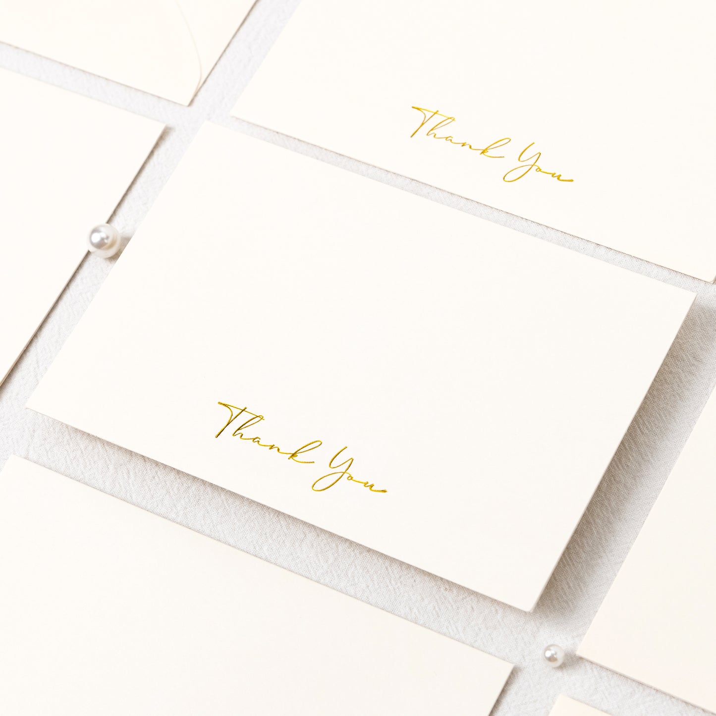 Crisky 50 Pack Thank You Greeting Cards With Envelope Ivory Thank You Cards for Wedding/Bridal Shower/Baby Shower/Business/Graduation